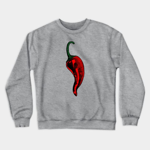 Hot pepper Crewneck Sweatshirt by senkova